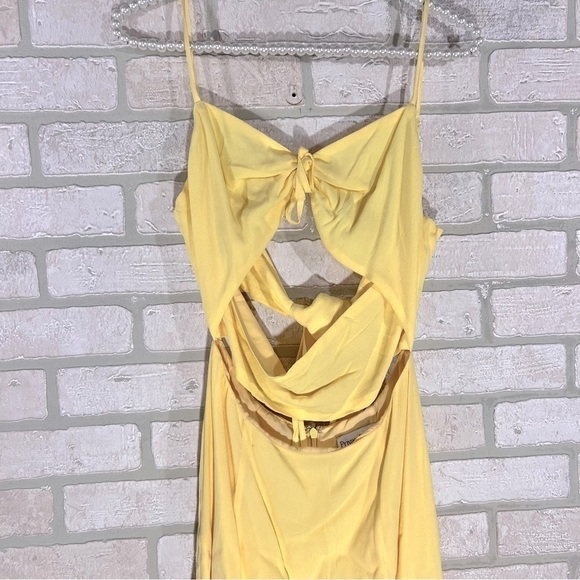 Privacy Please Levant Westerland Yellow Maxi Dress Size S - Picture 6 of 12